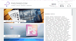 Desktop Screenshot of pixeltango.com