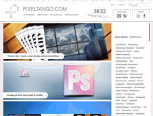 Tablet Screenshot of pixeltango.com
